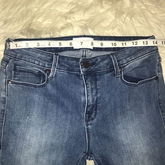 Parker Smith Denim Cropped Jeans Ankle Slit - Picture 6 of 8